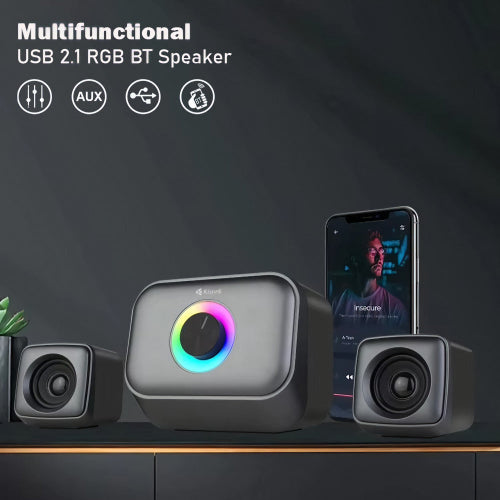 Dual Kisonli Speaker Bluetooth Multimedia Subwoofer U-3200BT