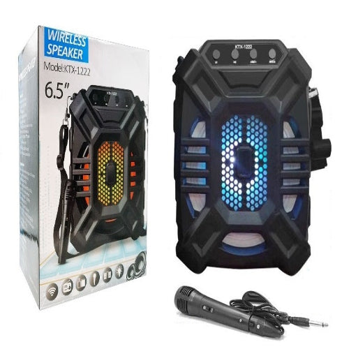 GTS-1222 Wireless Portable Speaker With Mic