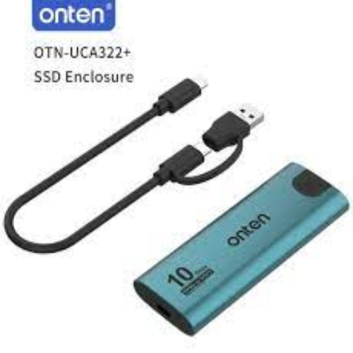ONTEN UCA322+, M.2 SSD Enclosure Supporting M.2 NVMe and NGFF