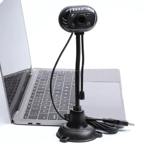 Webcam HD Camera With Microphone 480P USB Plug and Play